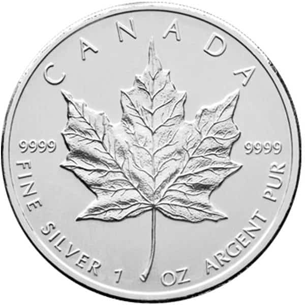 Silver Canadian Maple Leaf 1 oz - image 2