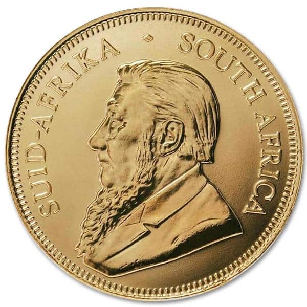 Złota moneta Krugerrand 1 oz rewers