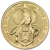 Złota moneta Bestie Królowej Gryf Edwarda III 1 oz rewers