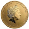 Złota moneta Australijski Lunar II Rok Węża 1oz awers