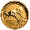 Złota moneta Australijski Kangur 1/10 oz rewers