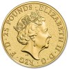 Złota moneta Bestie Królowej Gryf Edwarda III 1/4 oz awers