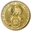 Złota moneta Bestie Królowej Gryf Edwarda III 1/4 oz rewers