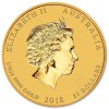 Złota moneta Australijski Lunar II Rok Małpy 1/4 oz awers