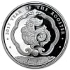 Srebrna moneta Bhutan Lunar Rok Koguta 1 oz rewers