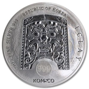 Srebrna moneta Chiwoo Cheonwang 1 oz rewers