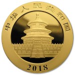 Złota moneta lokacyjna Chińska Panda 30g awers