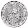Platynowa moneta Bestie Królowej Gryf Edwarda III 1oz rewers