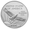 Platynowa moneta Orzeł Amerykański 1 oz awers