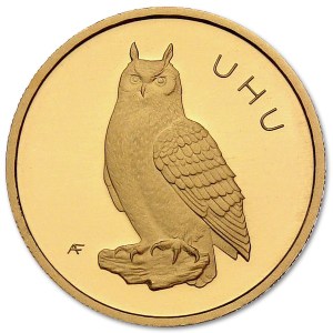 Złota moneta 20 euro 3,89 gram rewers