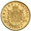 Złota moneta lokacyjna 20 Franków Napoleon awers