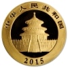 Złota moneta Chińska Panda 1oz 2015 awers