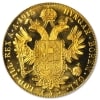 Złota moneta 4 Dukaty Austriackie - Czworak awers
