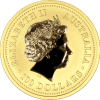 Złota moneta Australijski Lunar I Wąż 1oz 2001 awers