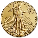 Złota moneta Orzeł Amerykański 1/4 oz awers