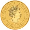Złota moneta Australijski Kangur 1/4 oz awers