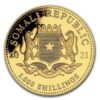 Złota moneta Somalijski Słoń 1 oz awers