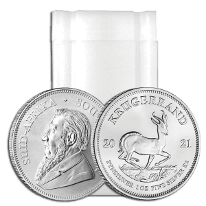 Zestaw 25 szt. srebrnych monet Krugerrand 1oz