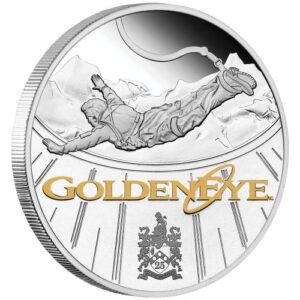 Srebrna moneta Golden Eye 1 oz rewers