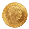 Złota moneta lokacyjna 10 koron Austro-Węgry rewers