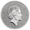 Srebrna moneta Bestie Królowej Biały Koń Hanoweru 2 oz awers