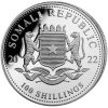 Srebra moneta 1oz Słoń Somalijski 2022 awers