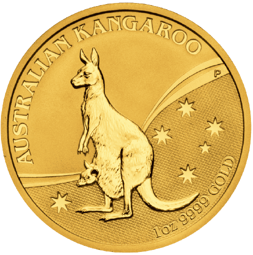 Złota moneta Australijski Kangur 1 oz 2009 rewers