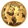 Złota moneta Chińska Panda 30g 2021 rewers