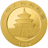 Złota moneta Chińska Panda 30g 2020 awers