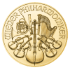 Złota moneta Wiedeńscy Filharmonicy 1/10 oz 2021 rewers