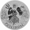 Srebrna moneta Bogowie Olimpu Posejdon 1 oz 2021 rewers