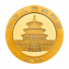 Złota moneta Chińska Panda 1g 2022 awers