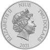 Srebrna moneta Piraci z Karaibów Latający Holender 1 oz 2021 awers