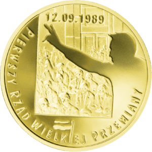 Złota moneta Polska droga do wolności: Wybory 4 czerwca 1989 r. 200 zł 2009 NBP rewers