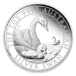 Srebrna moneta Australijski Łabędź kolekcjonerska - proof 1 oz 2019 rewers