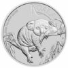 Srebrna moneta Australijski Koala 1 oz 2022 rewers