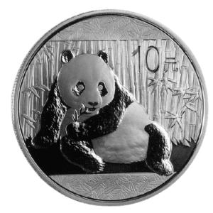 Srebrna moneta Chińska Panda 30 g 2015 rewers