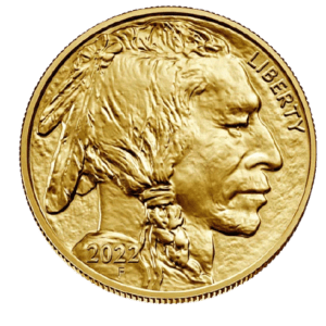 Złota moneta Amerykański Bizon 1 oz 2022 rewers