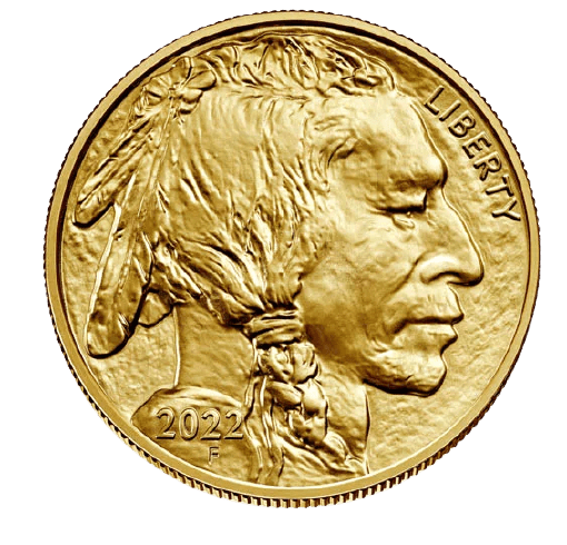Złota moneta Amerykański Bizon 1 oz 2022 rewers