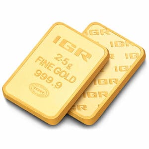 Sztabka złota inwestycyjnego 2.5 g LBMA